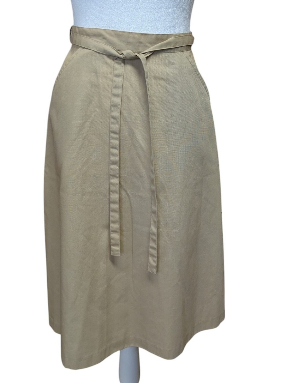 Vintage Picket and Post Tan Wrap Around Skirt Size 6